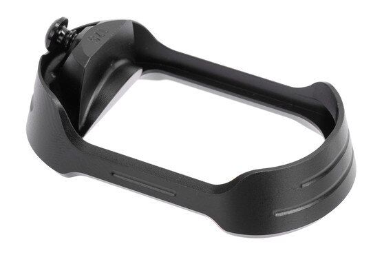 One piece aluminum magwell with black set screw